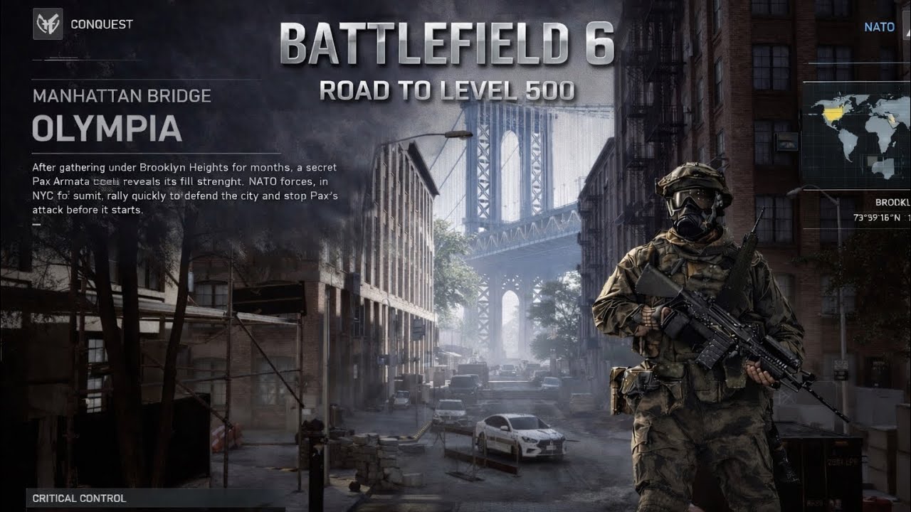 BATTLEFIELD 6 Gameplay on PS5 | Road to Level 500 | Conquest on Olympia