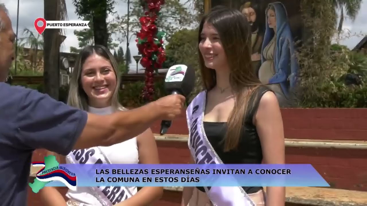 PTO. ESPERANZA: DANIELA TOLEDO Y LUZ LIEBRENZ INVITAN A VISITAR LA COMUNA