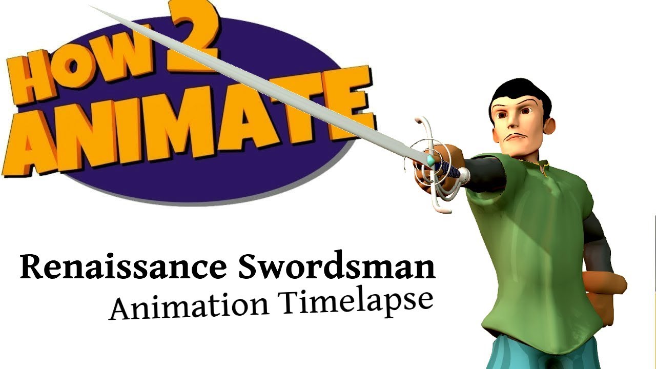Animating a Renaissance Swordsman Timelapse | HOW2ANIMATE