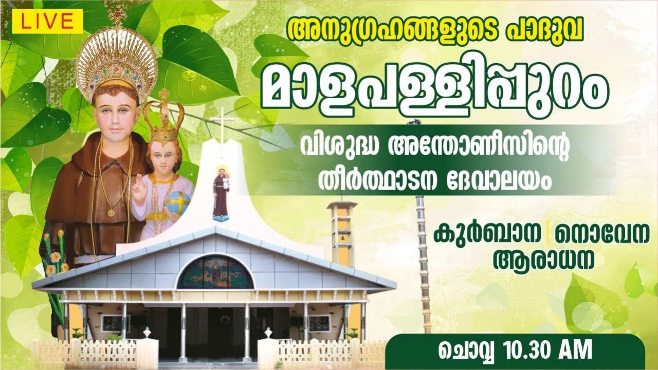 10 FEBRUARY 2026  || 10:30 AM || ST ANTONYS PILGRIM CHURCH, MALAPALLIPURAM