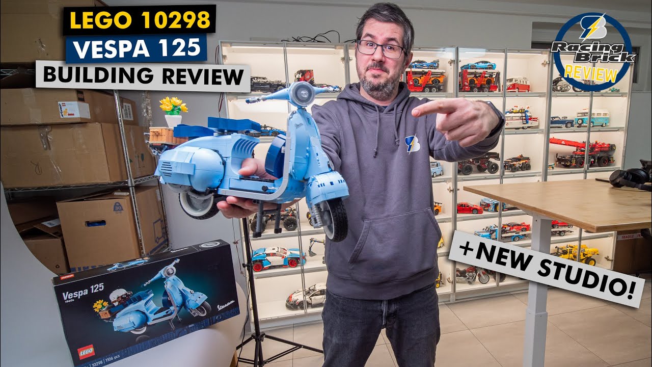 Обзор сборки Vespa 125 LEGO 10298 + новый взгляд на студию!