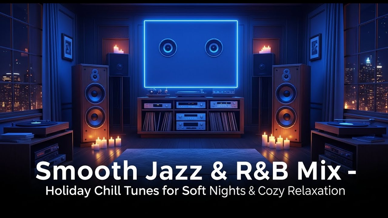 Smooth Jazz & R&B Mix – Holiday Chill Tunes for Soft Nights & Cozy Relaxation