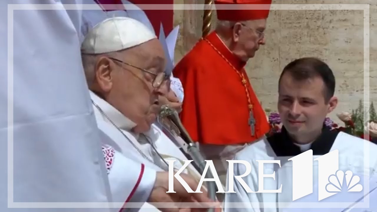 Video of Pope Francis' final public appearance on Easter Sunday 2025