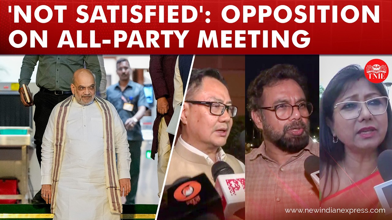 Centre convenes all-party meeting over West Asia crisis, opposition dissatisfied