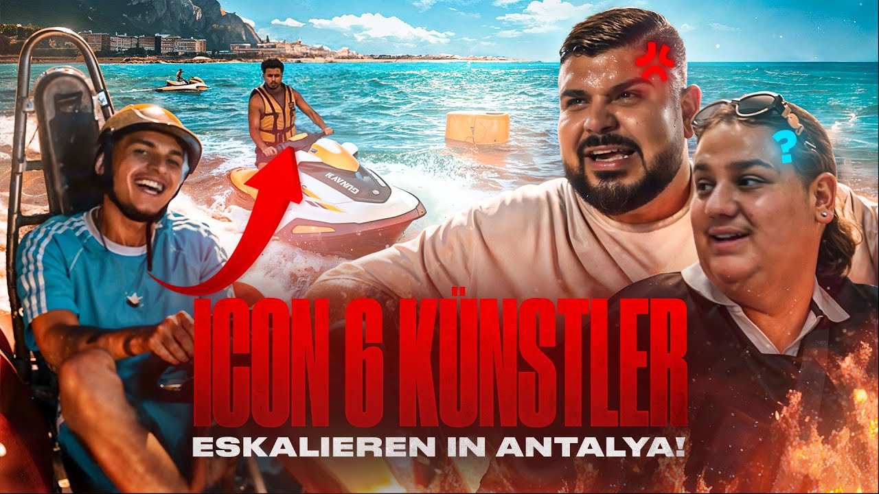 ICON 6 KÜNSTLER WIRD BEI BAZAR ABGEZOGEN 😂 ICON 6 ANTALYA VLOG 2
