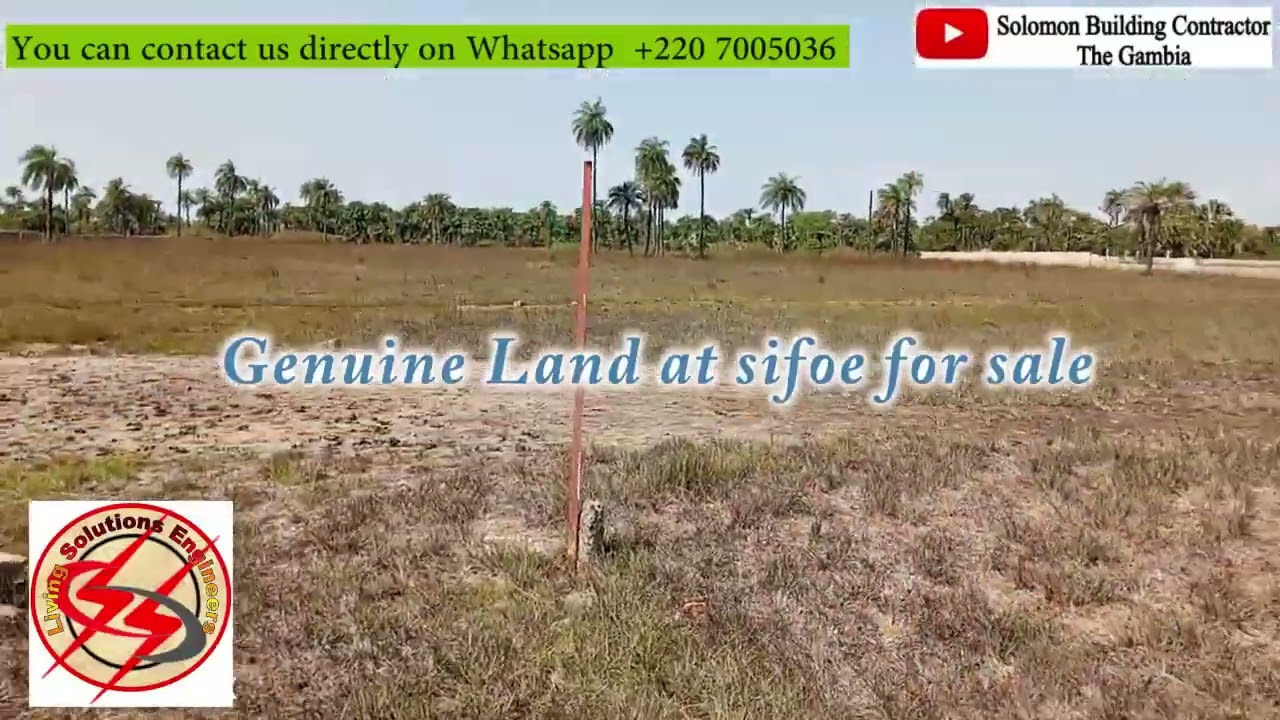 Land at Sifoe for sale (The Gambia)