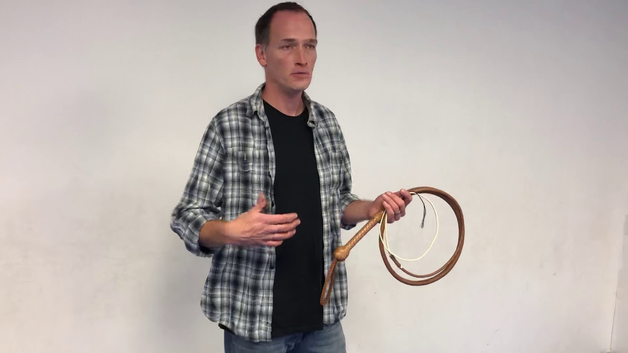 The “coil” of a whip.
