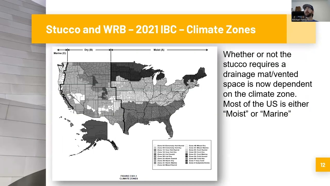 Stucco and Water Resistive Barrier Code Changes