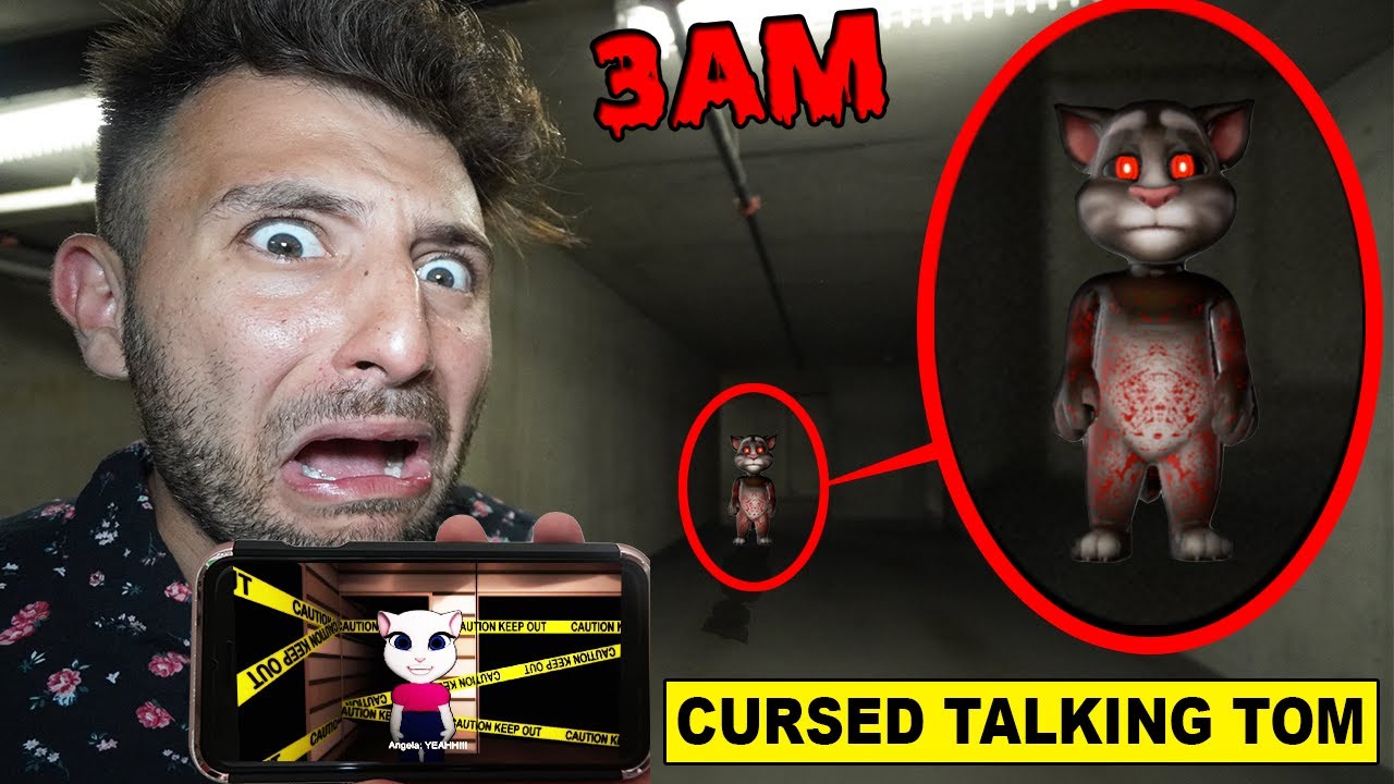 DONT WATCH SCARY TALKING TOM VIDEOS AT 3AM OR TALKING TOM.EXE WILL APPEAR | CURSED TALKING TOM!!