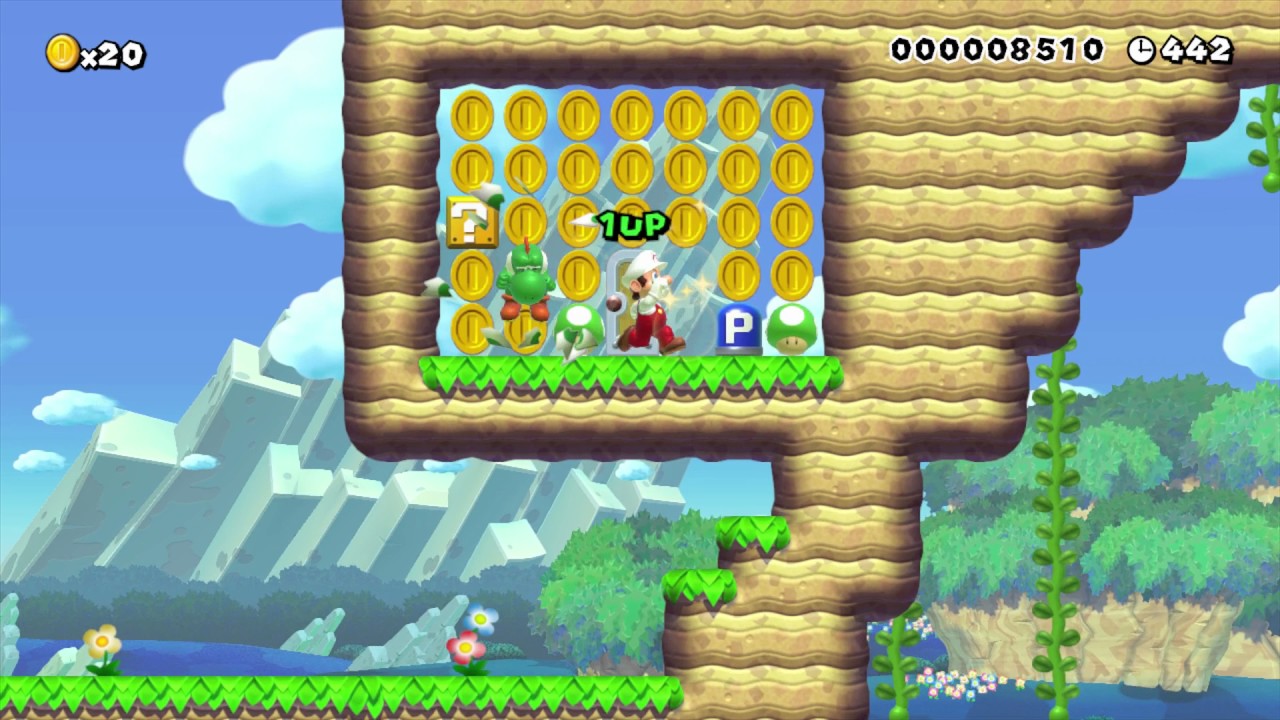 Level f&uuml;r BlueX2 mit Bonusraum ~ by Robin ~ SUPER MARIO MAKER Raw GAMEPLAY
