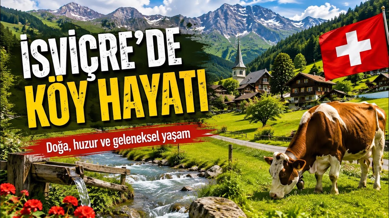 Bu köyün dükkan sahipleri nerede? İsviçre’nin güzel bir köyü daha/ Arkadasımla kahvaltı yaptık