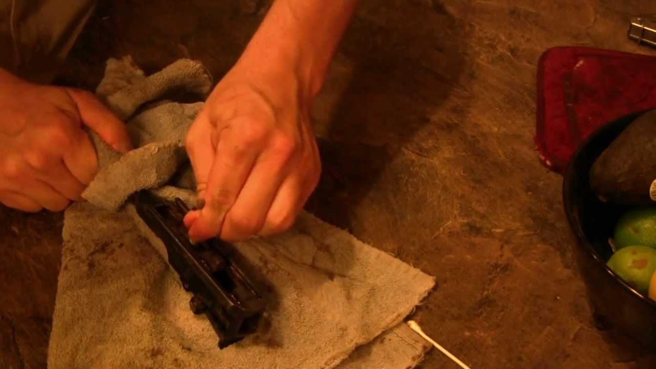 Removing Cosmoline with Hot Water