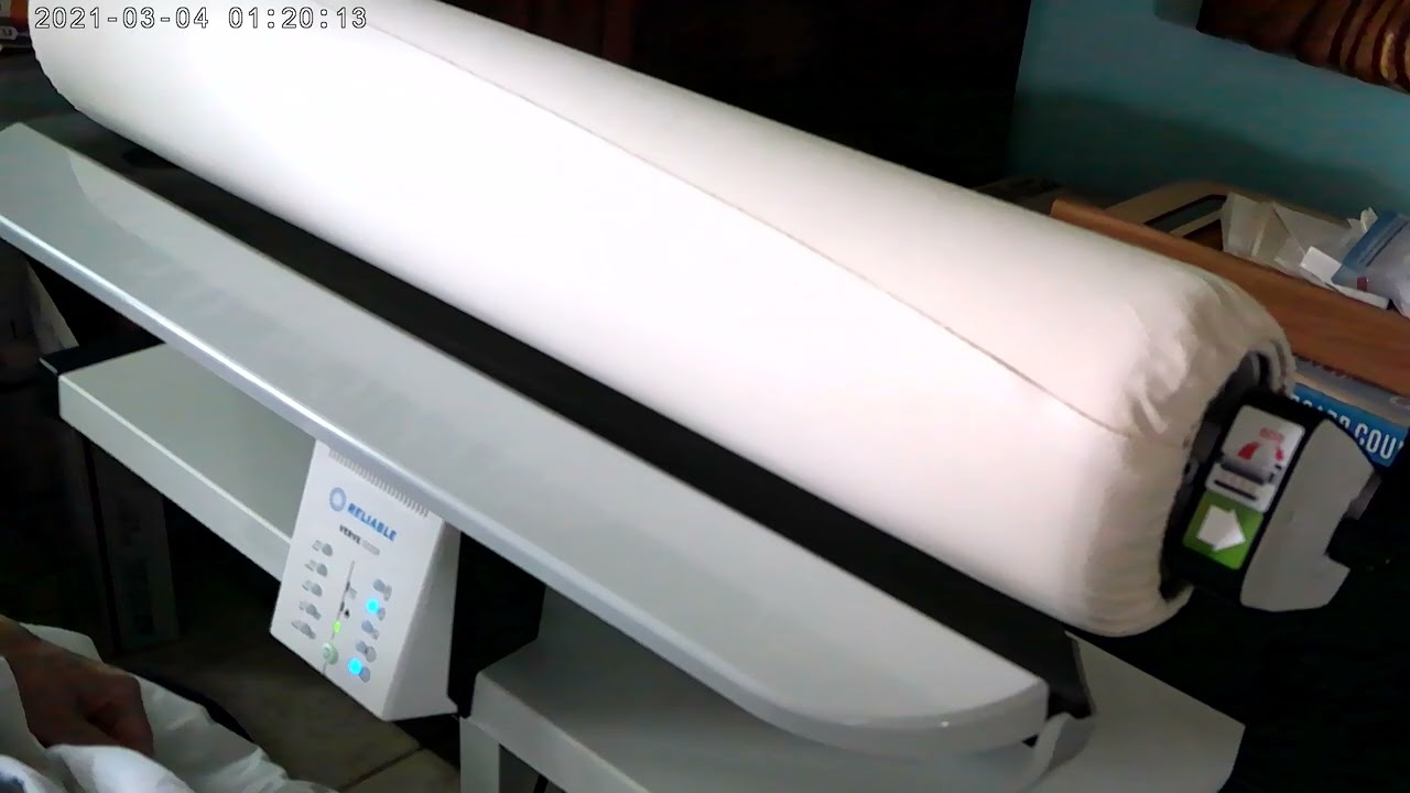 Care of Altar Linens 4:  Ironing Linens with a Mangle