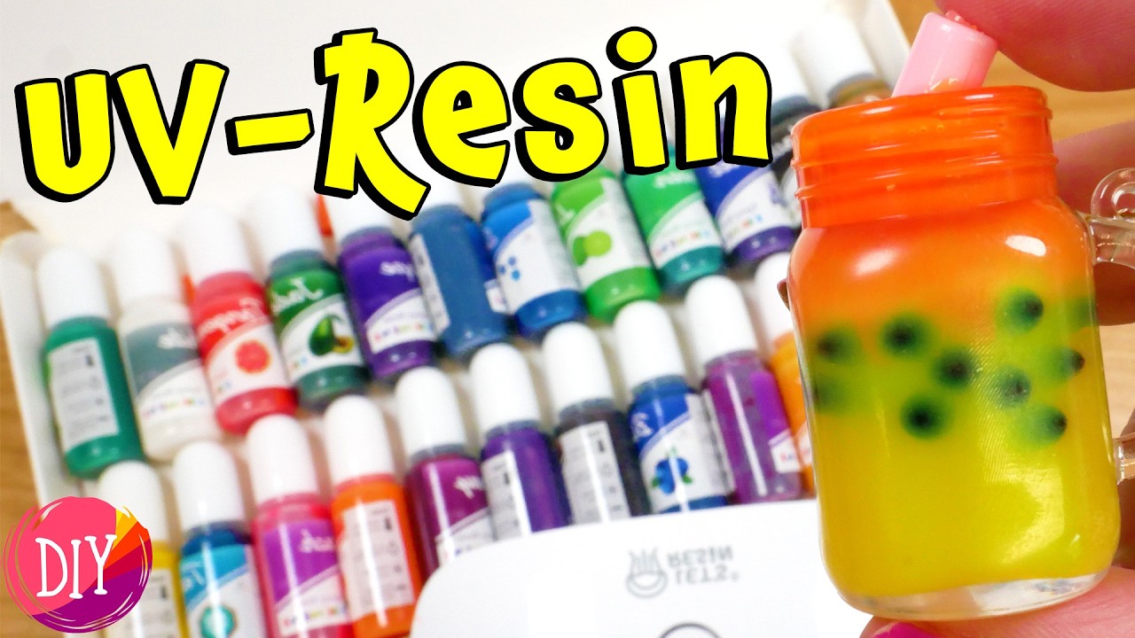 Bubble Tea Schlüsselanhänger mit UV-Resin | Neues DIY Projekt | Resin Farbe & Deko-Haul