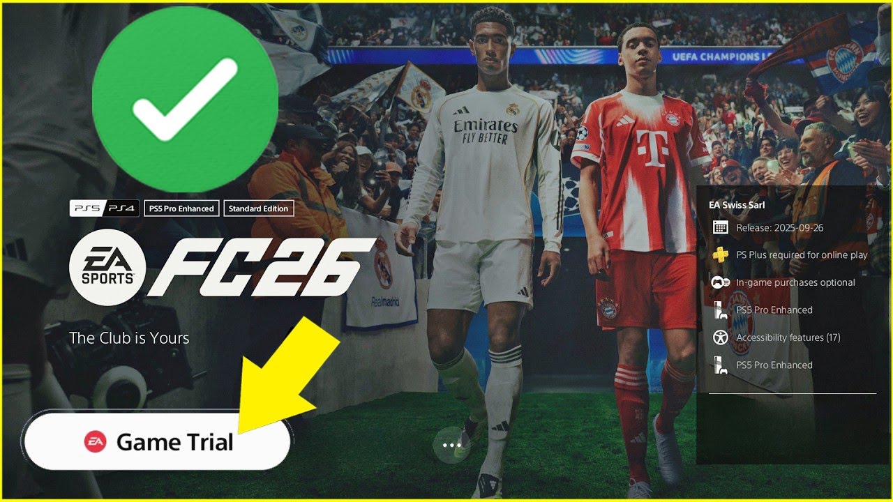 How To Get FC 26 Early Access Trial (PS5, Xbox, PS4) - EA Play