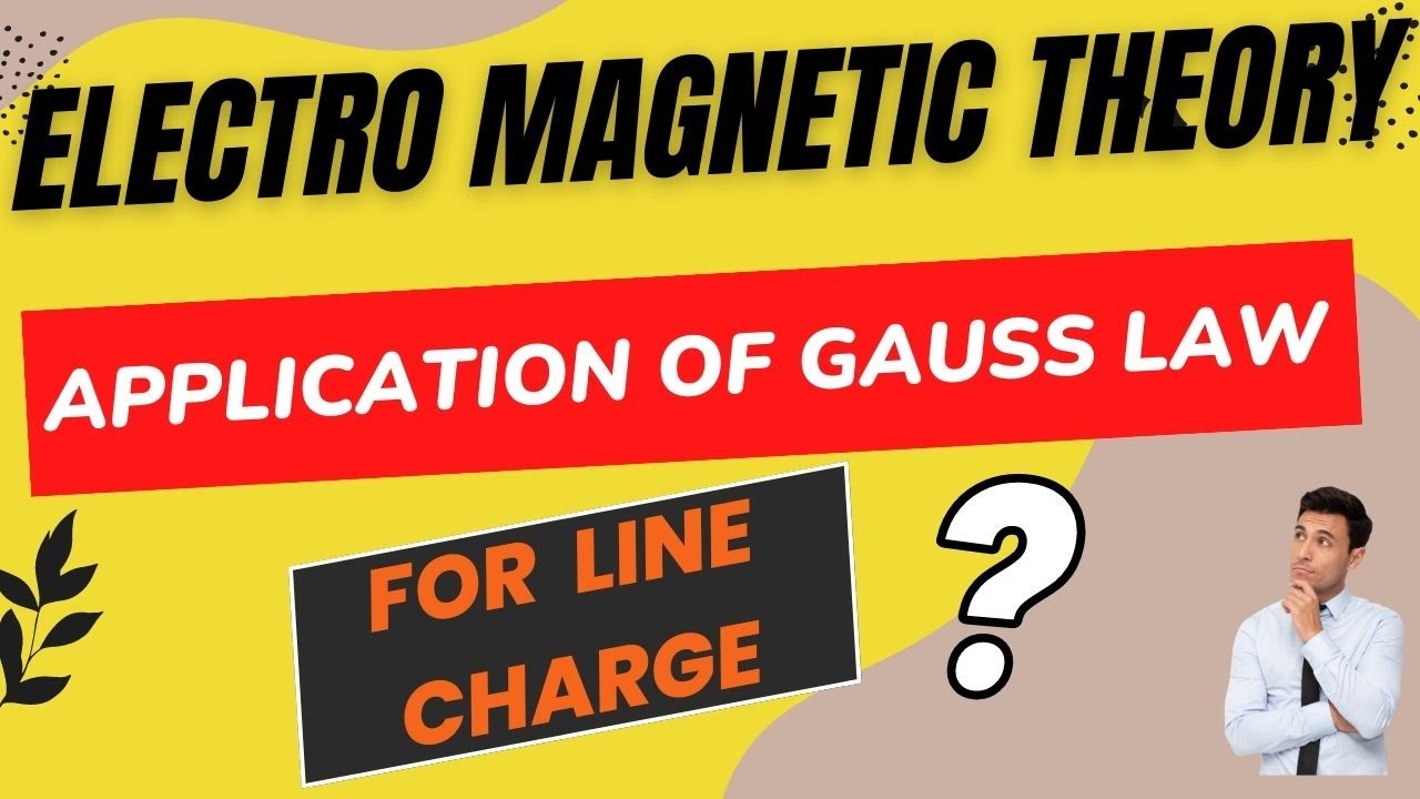 Application Of Gauss Law for Line Charge in Electromagnetic Theory