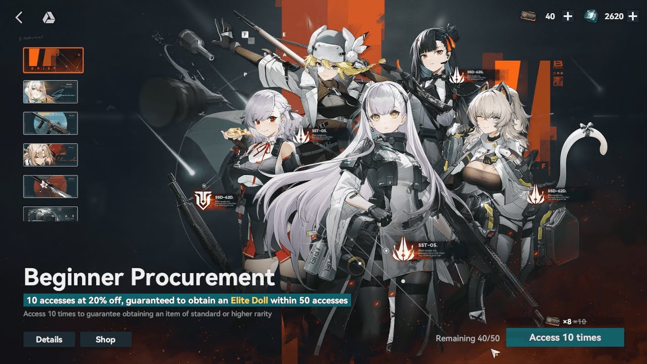 First time pulling Beginner Banner | Girls Frontline 2: Exilium!