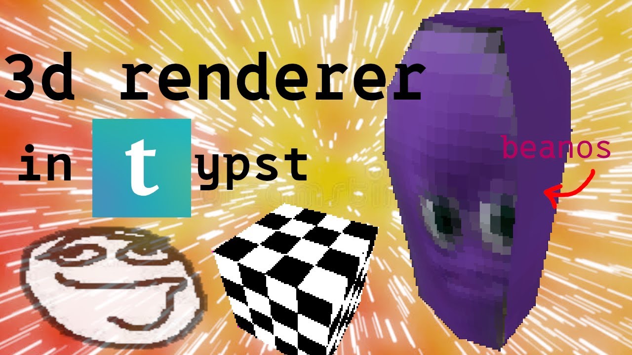 Writing a 3d renderer in Typst because