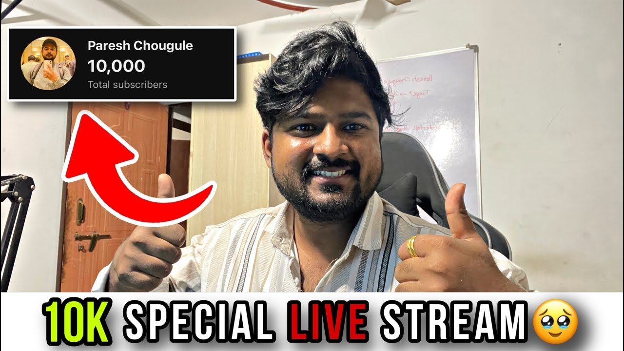 Paresh Chougule  is live😇