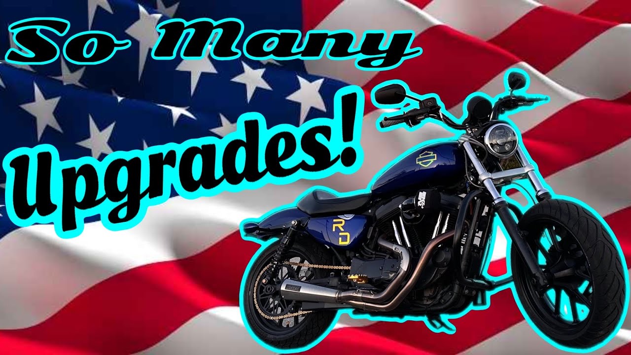 All the modifications & upgrades I've done to my Harley Davidson Sportster (XL883L)