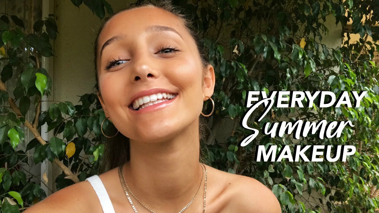 Everyday Glowy Summer Makeup Routine (natural)
