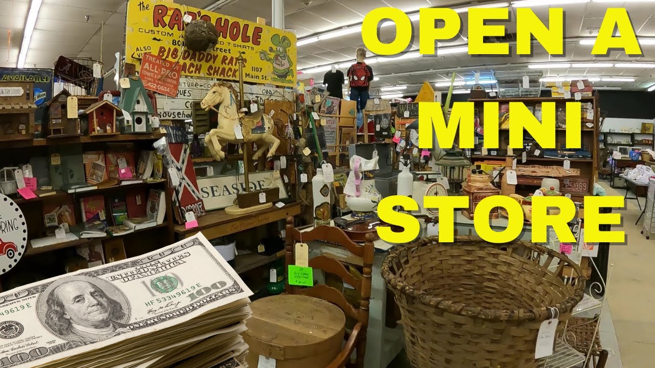Open Your Own Resale Mini Store. Flipping In A Thrift Store Or Antique Mall Booth.
