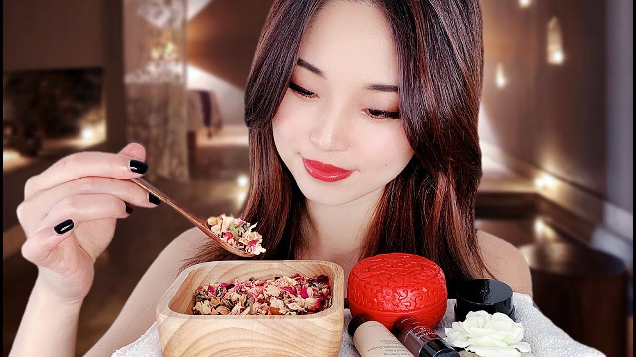 [ASMR] Relaxing Herbal Spa Facial