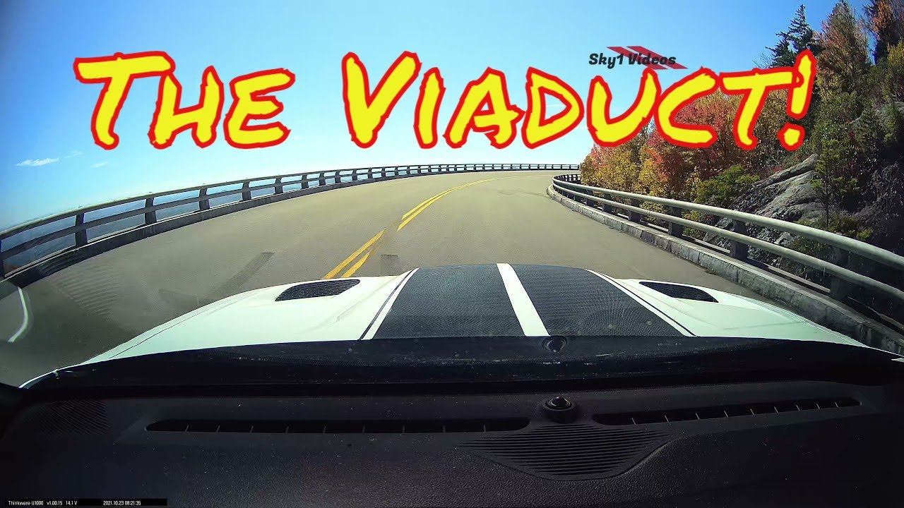 Driving the North Carolina Linn Cove Viaduct Blue Ridge Parkway