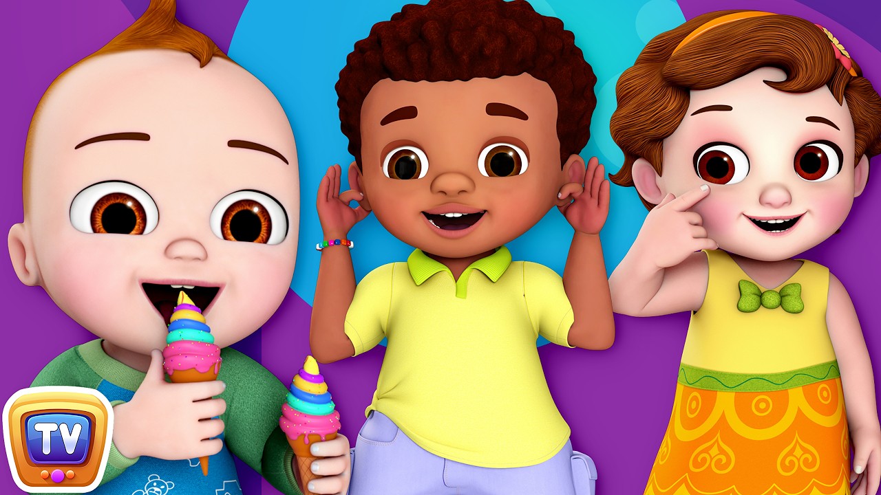 Five Senses Song + More ChuChu TV Funzone Nursery Rhymes & Toddler Videos