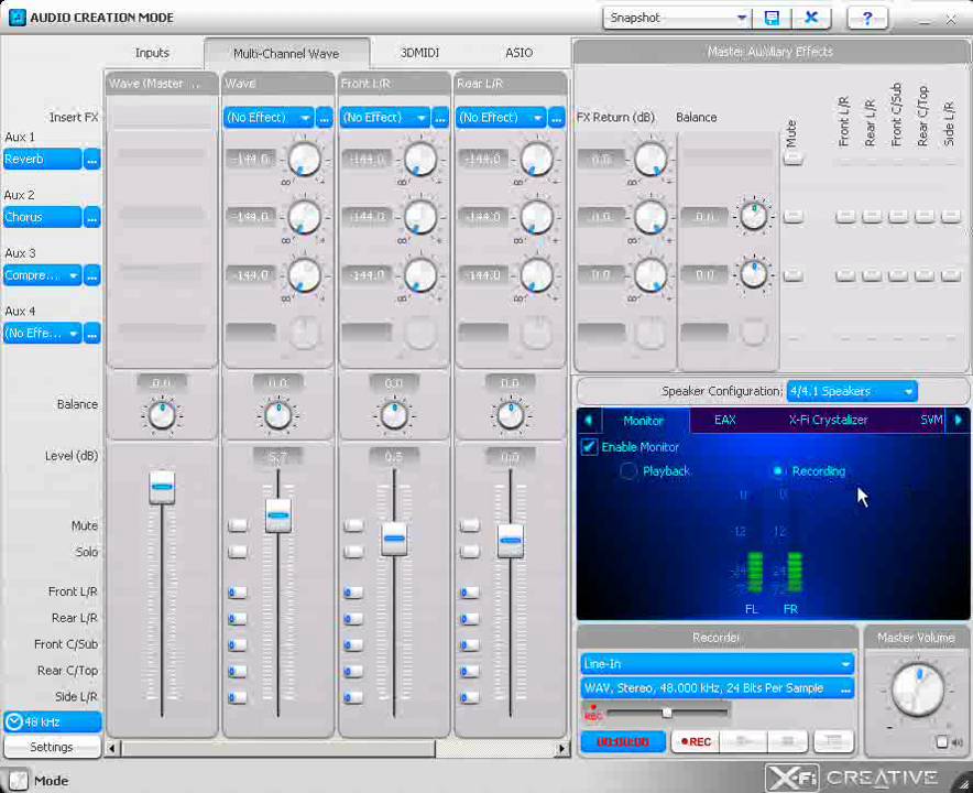 Creative Soundblaster X-Fi Audio Creation Mode Tutorial