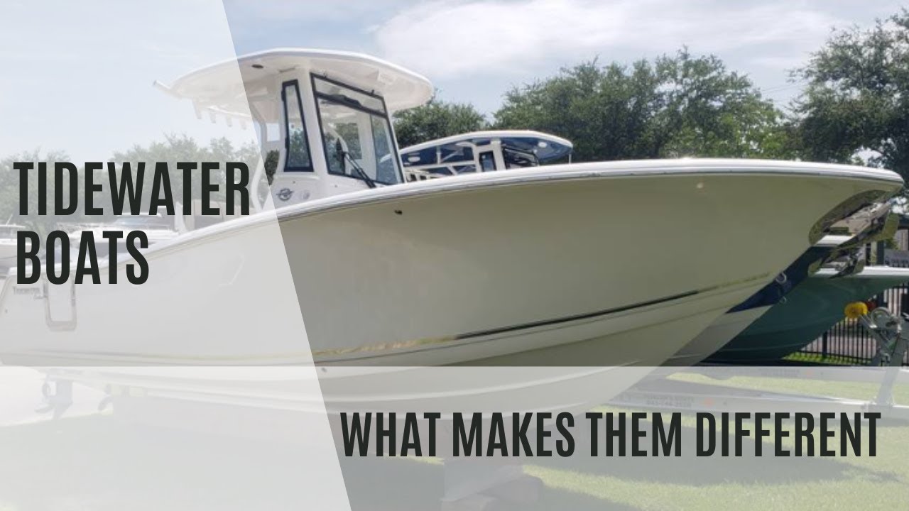 What Makes Tidewater Boats Unique and Different?