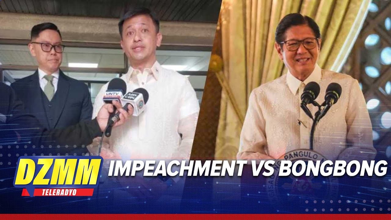 Impeachment complaint filed vs Bongbong Marcos | DZMM TeleRadyo