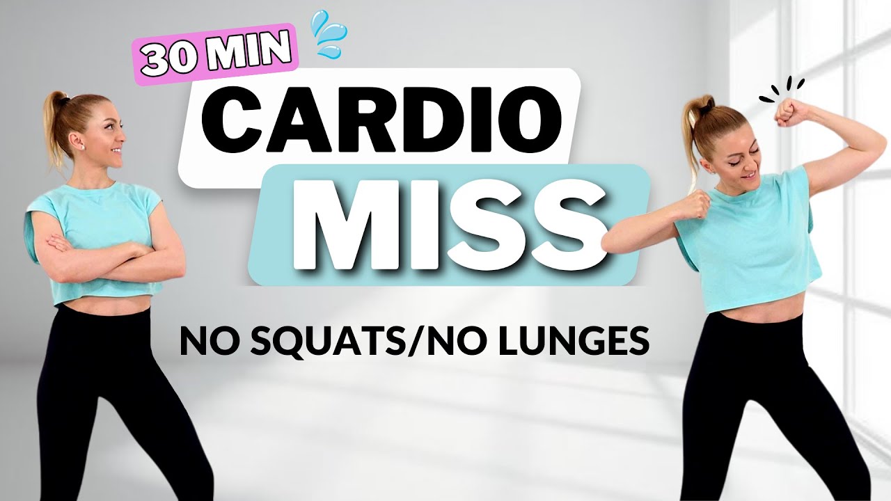 🔥30-Minute MISS CARDIO WORKOUT with Warm Up + Cool Down🔥No Jumping at Home🔥MODERATE INTENSITY 🔥