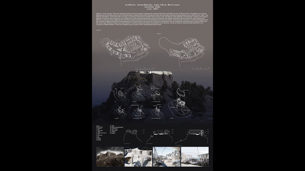 Mise en page planche archi