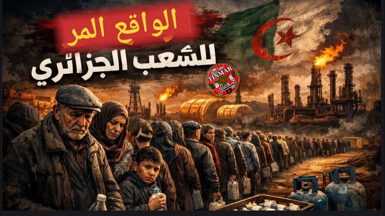 الواقع المرير للشعب الجزائري..طوابير رغم ثروات البلاد