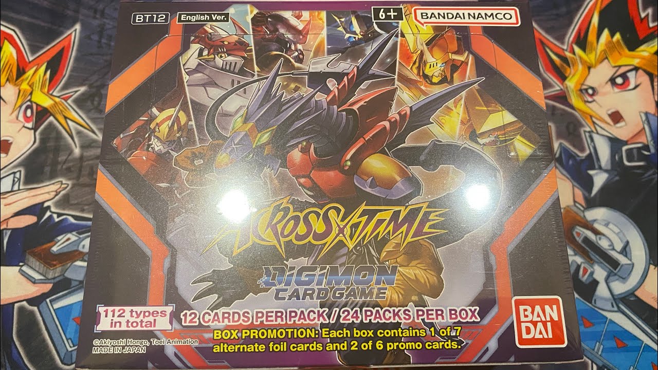 Digimon TCG Across Time BT12 Booster Box Opening Amazing Pulls Special Bagramon & Shoutmon X7 4K