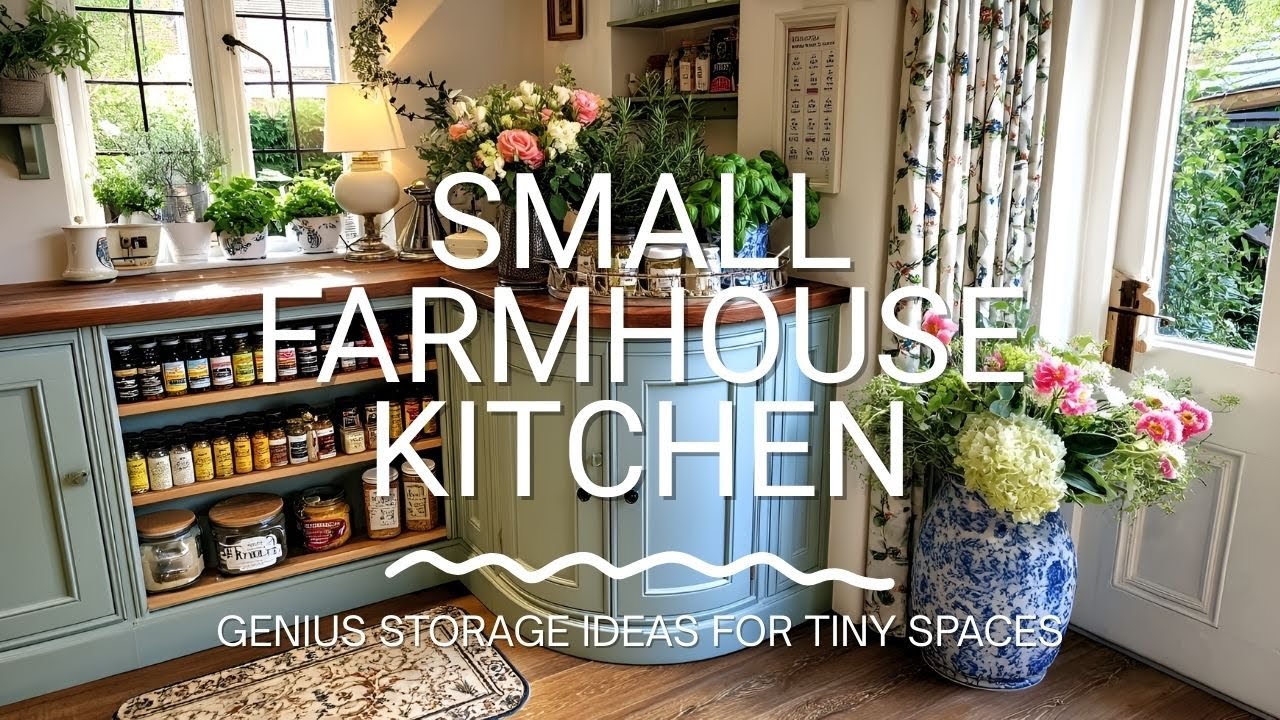 Smart Farmhouse Kitchen Storage Hacks | DIY Ideas for Small Spaces