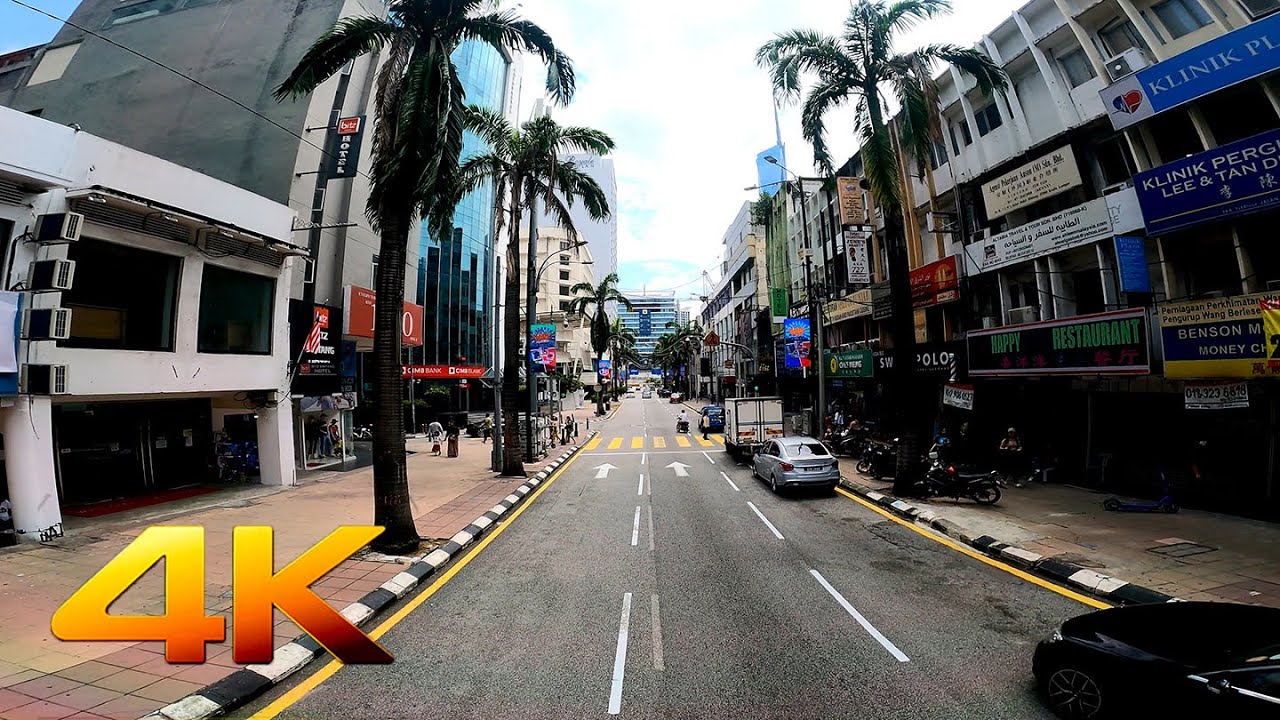 Malaysia, Kuala Lumpur, City Road View 4K World Walker 360