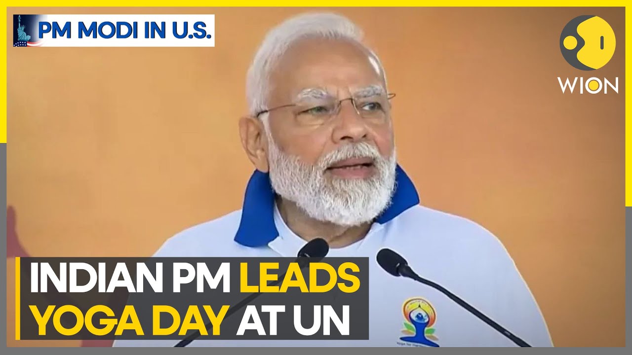 PM Modi's state visit to the US begins with Yoga day celebrations at UN HQ | WION