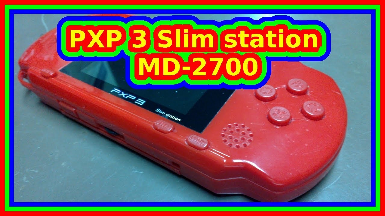 🍎 PXP 3 SLIM STATION MD-2700 🖊 video consola handheld *C008