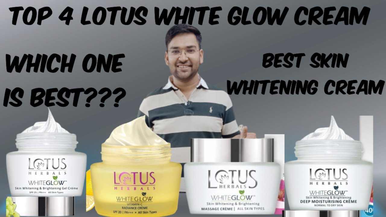 Lotus white glow cream review||Lotus top 4 whitglow cream review||Lotus herbal message cream||