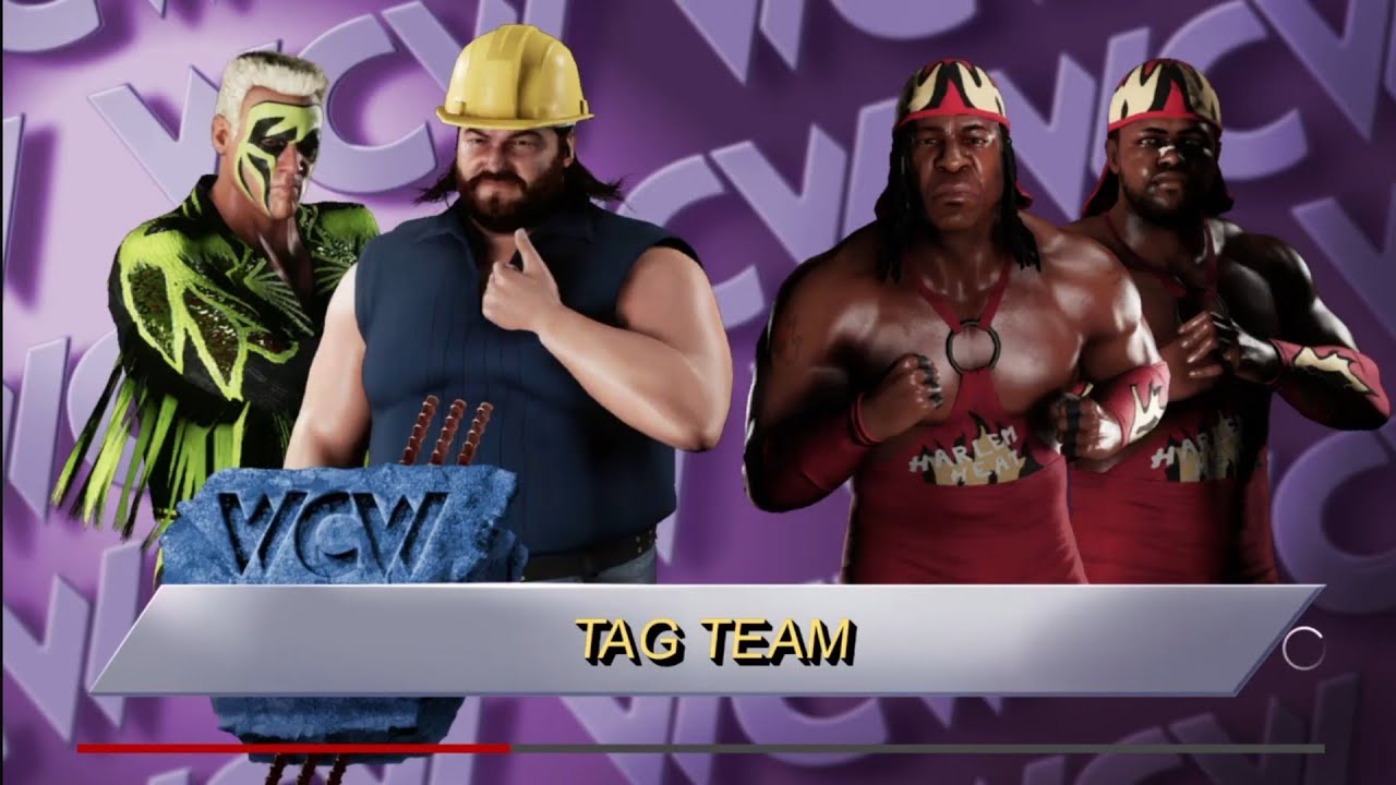 Sting & The Shockmaster vs Harlem Heat. WCW. WWE 2K18
