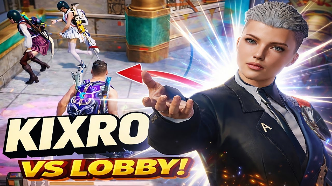 Kixro vs. Lobby *Squads Clutches | Intense Situation😱