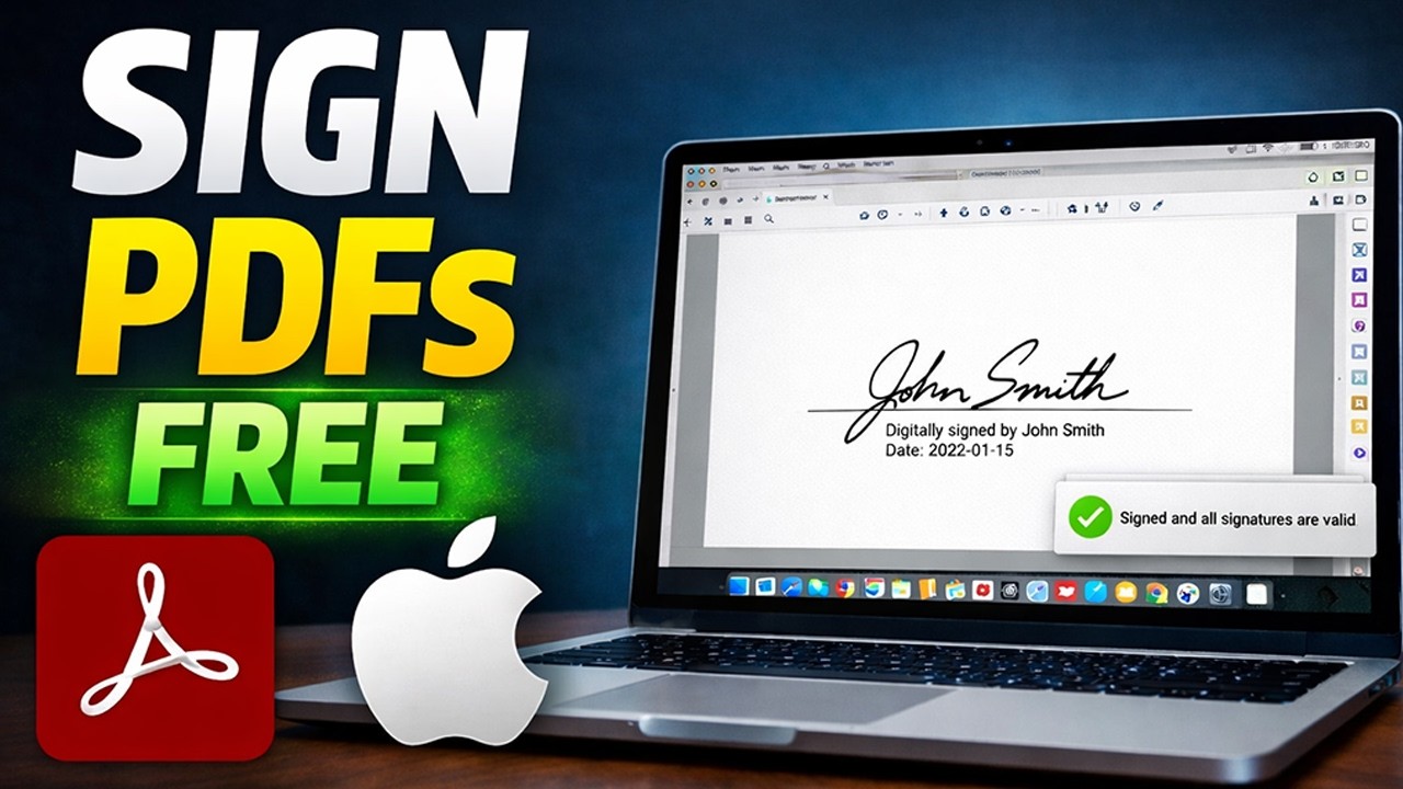 How to Digitally Sign a PDF on Mac (Adobe Acrobat)