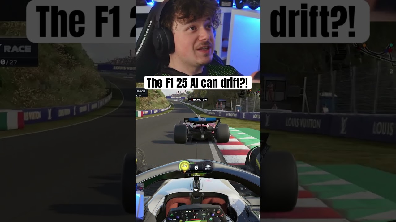 Кто бы мог подумать, что ИИ в F1 25 умеет дрифтовать?! 