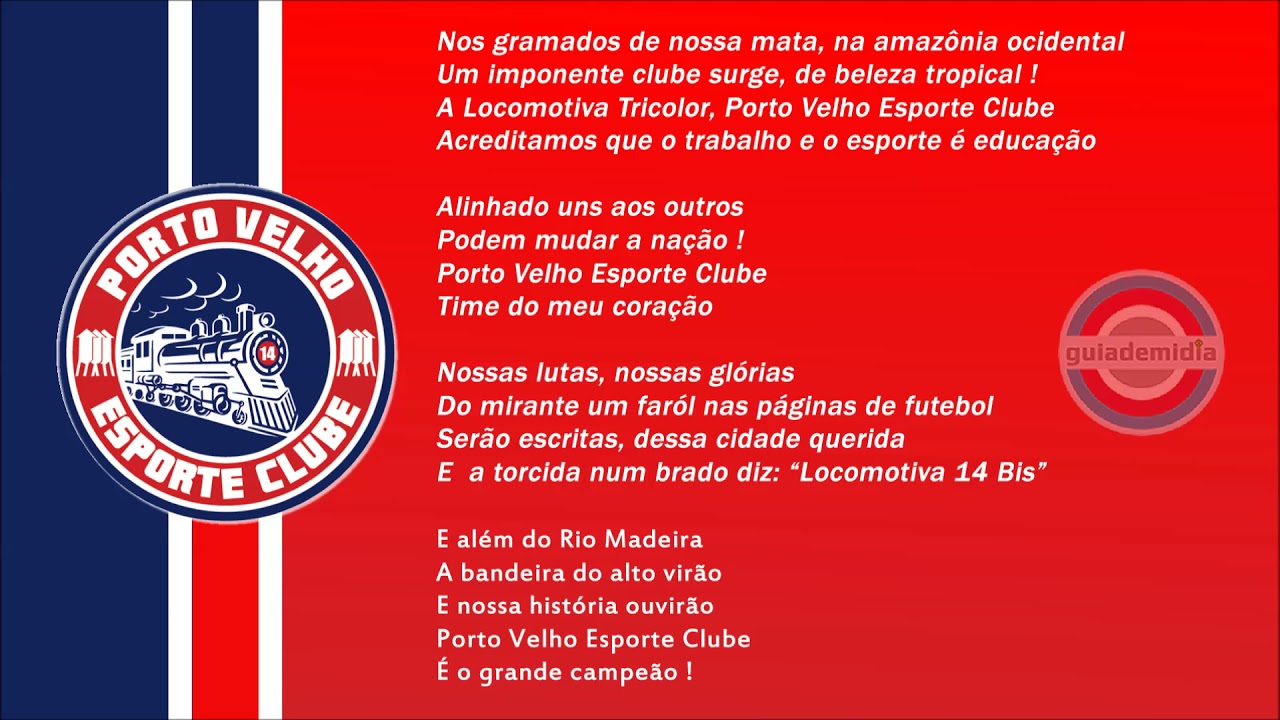 Hino do GAZIN Porto Velho Esporte Clube ( RO )