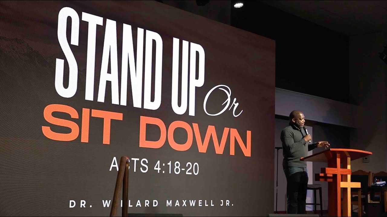 Stand Up or Sit Down: Acts 4:18-20
