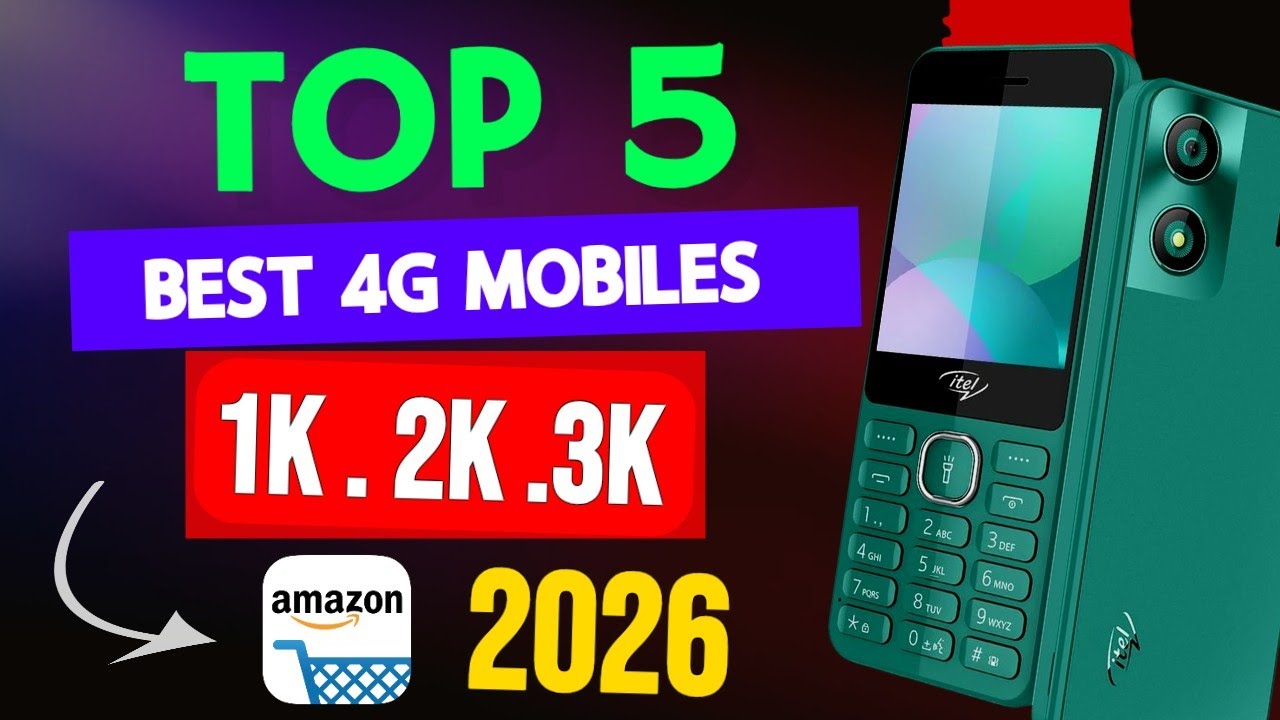 🔥Top 5 Best 4G Keypad Phones in 2026 🥳.!! Best 4G Keypad Mobile 2026