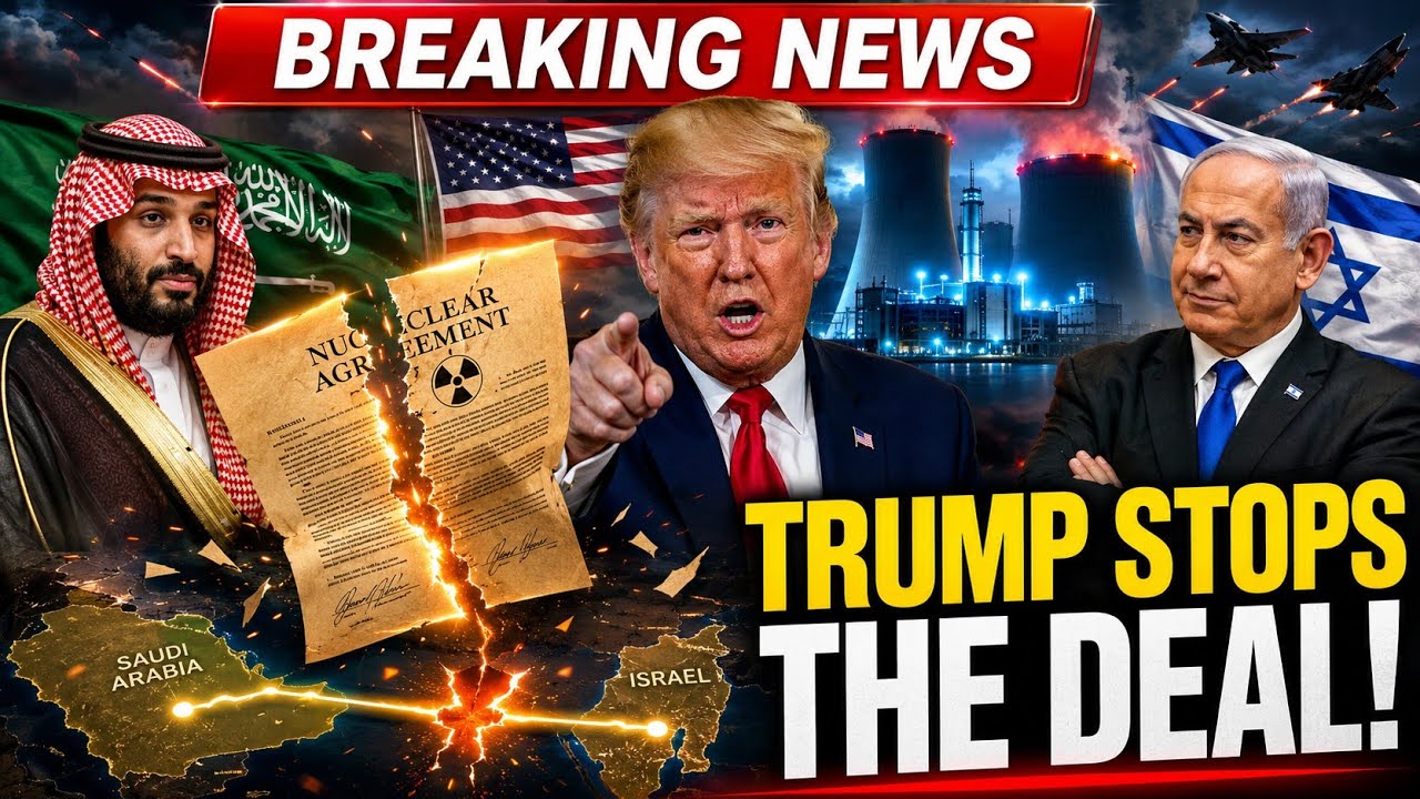 Trump BLOWS UP Saudi Nuclear Deal Over Abraham Accords Demand l 