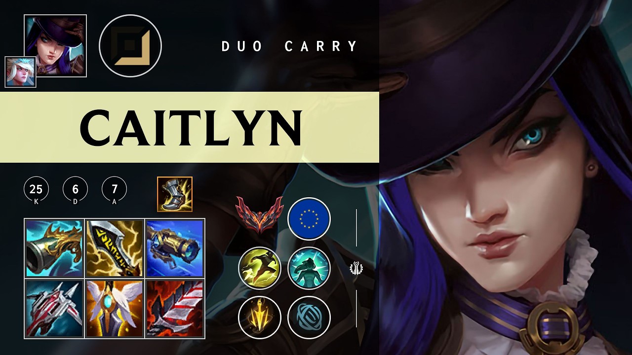 Caitlyn ADC vs Samira - EUW Grandmaster Patch 26.05